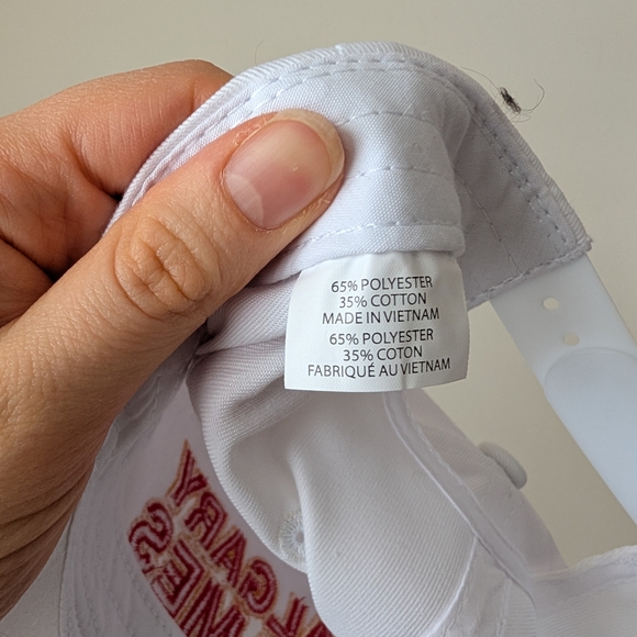 New Men's Calgary Flames White Cap - Picture 6 of 6